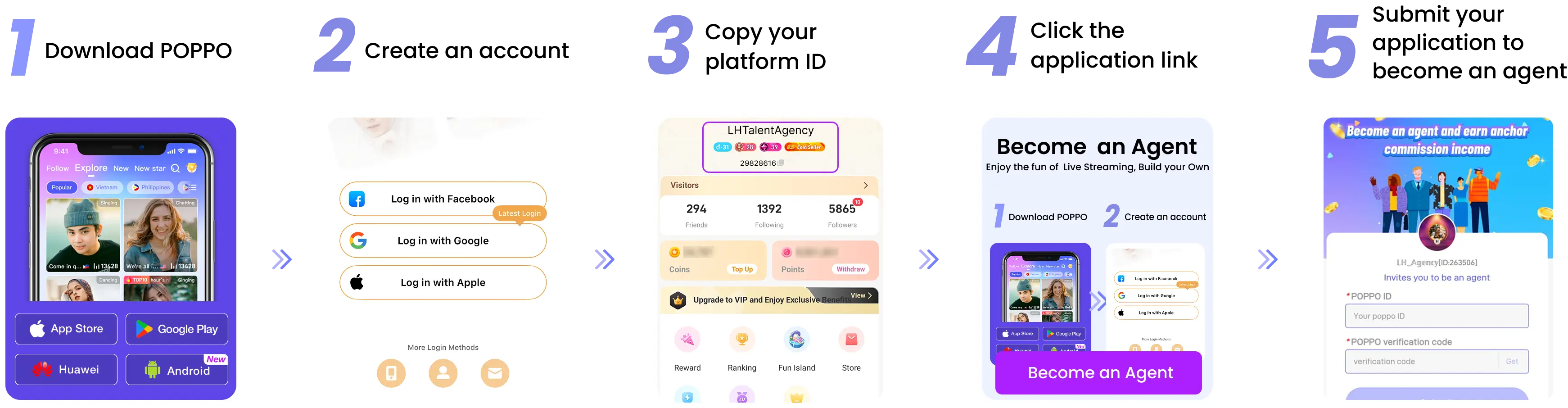 Download the
                            App and Submit your application to become an Agency